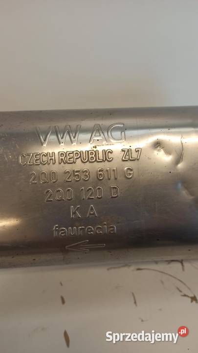 AUDI A1 82A WYDECH TŁUMIK 2Q0243211Q 2Q0253611G