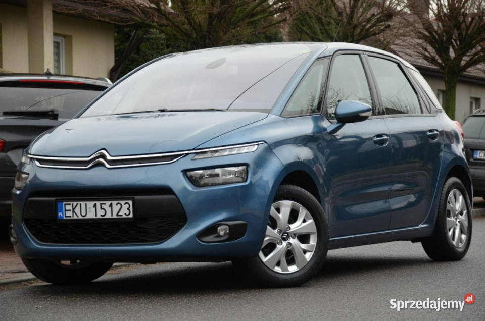 Citroen C4 Picasso Zarejestrowane 16 eHDI 116 lakier metallic Kutno