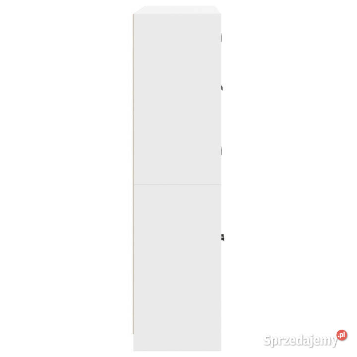 Biblioteczka z drzwiczkami biała 136x37x142 Meble mazowieckie Warszawa