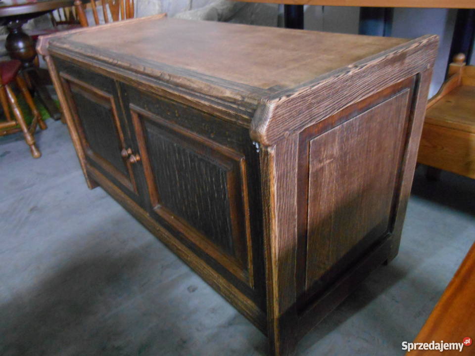 Komoda dębowa ciemna Zduńska Wola sprzedam