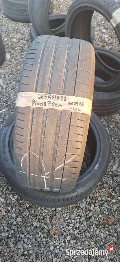 265 40 R22 Pirelli Pzero 4 lato PROMOCJA opolskie sprzedam