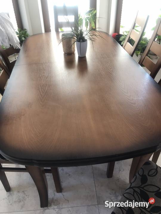 Stół plus 12 krzeseł Łososina Dolna