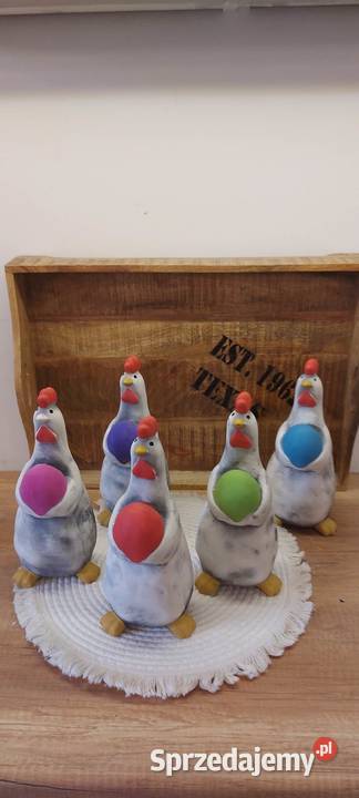 duża kura z jajkiem kura z pisanką 27 Wrocław sprzedam