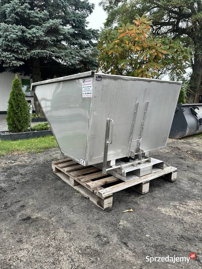 Koleba pojemnik ze stali nierdzewnej 1 m3 łódzkie Niedrzew Pierwszy
