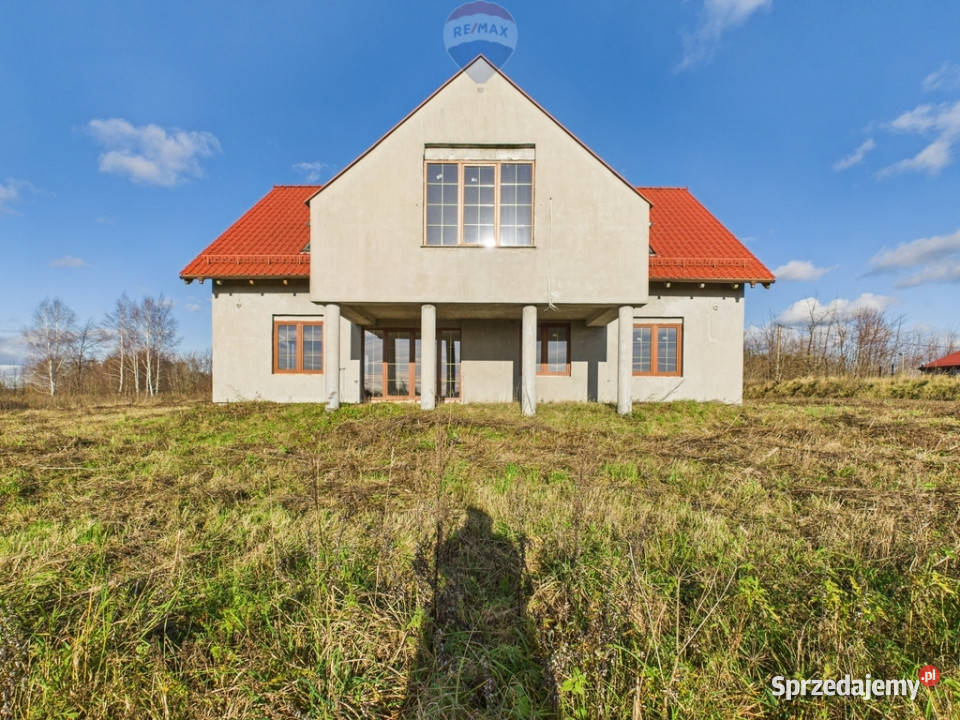 Dom 220 m działka 1 ha Majewo k Elbląga mieszkalny