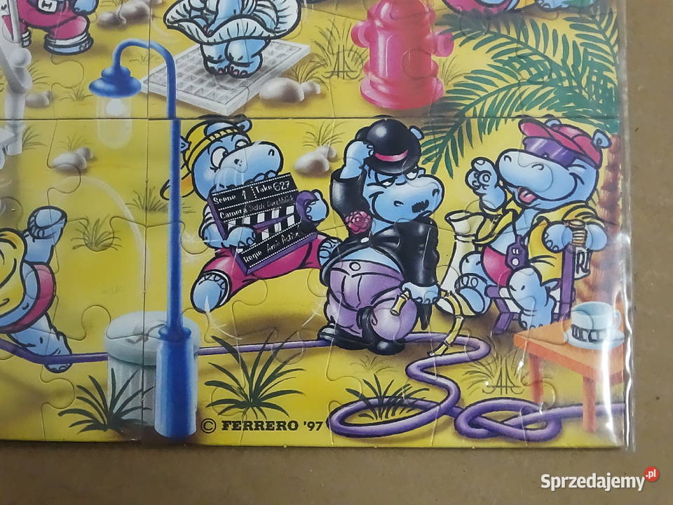 Kolekcjonerskie Puzzle Kinder Niespodzianka lubelskie Biłgoraj