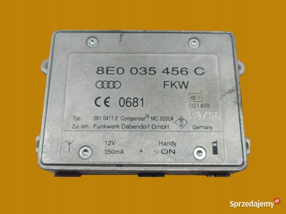 MODUŁ WZMACNIACZ ANTENY 8E0035456C Audi A6 III Komputery