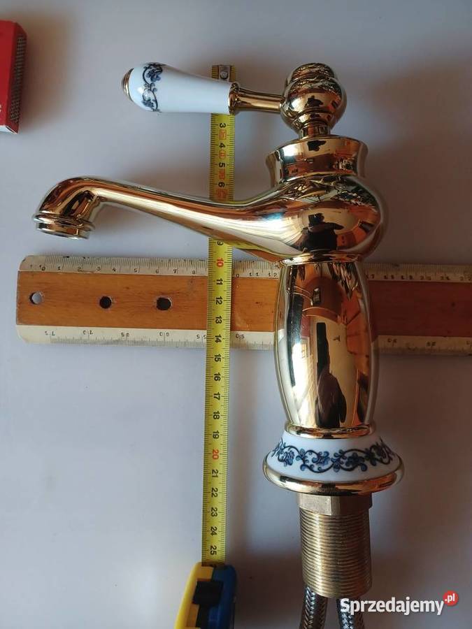 Bateria umywalkowa Mosiądz ceramika Pozostałe Poznań