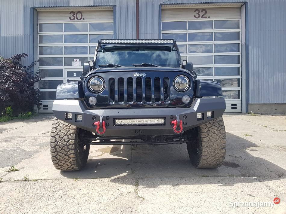 Zderzak przód Jeep Wrangler JK stalowy 4 mm