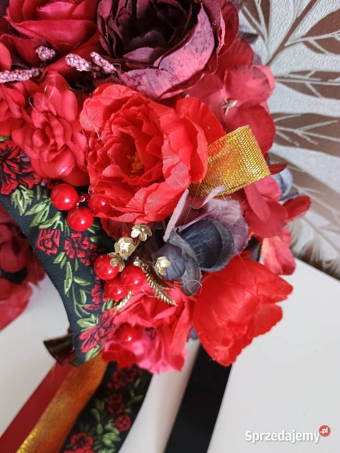 Korona kwiatowa wianek na głowę wielkopolskie Tulce