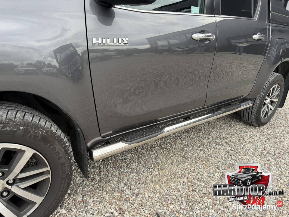 Progi Hilux Orurowanie Stopnie Boczne CHROM warmińsko-mazurskie Pasłęk