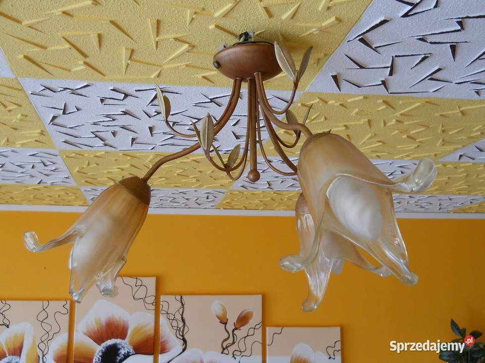 Żyrandol Kinkiet komplet nowy luminex stare Łęczna sprzedam