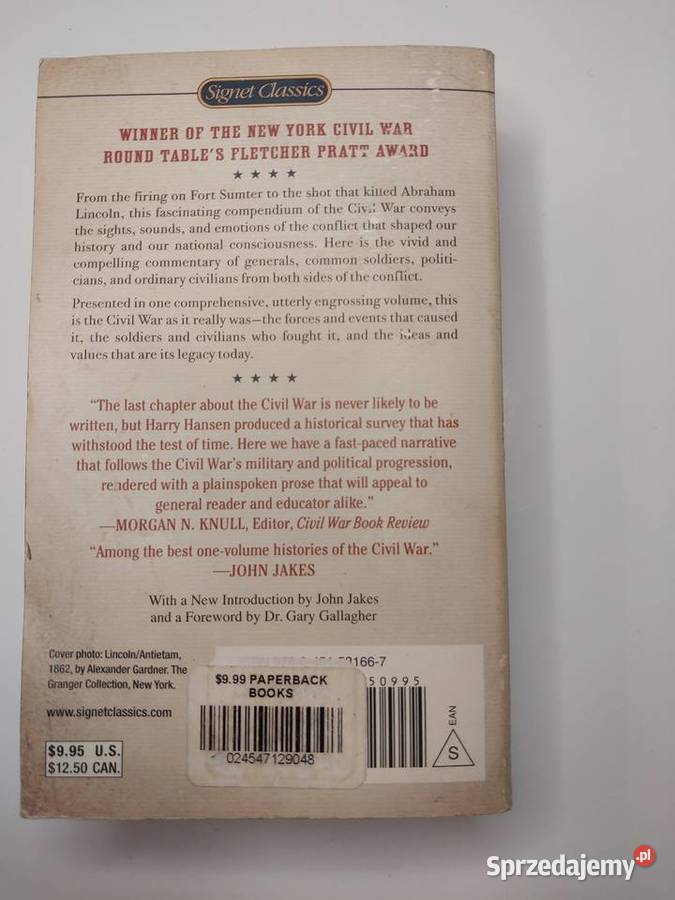 The Civil War A History Harry Hansen Historia