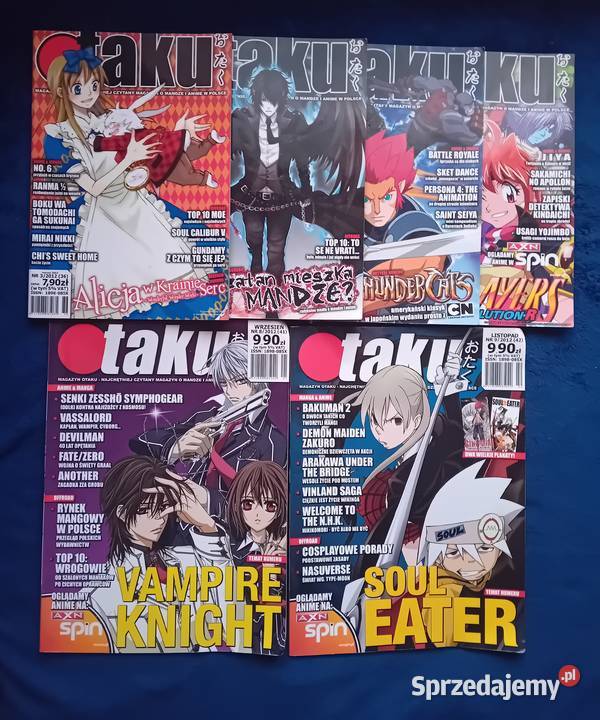 Otaku magazyn mangi i anime Numery 35678 i 9 Koźminek