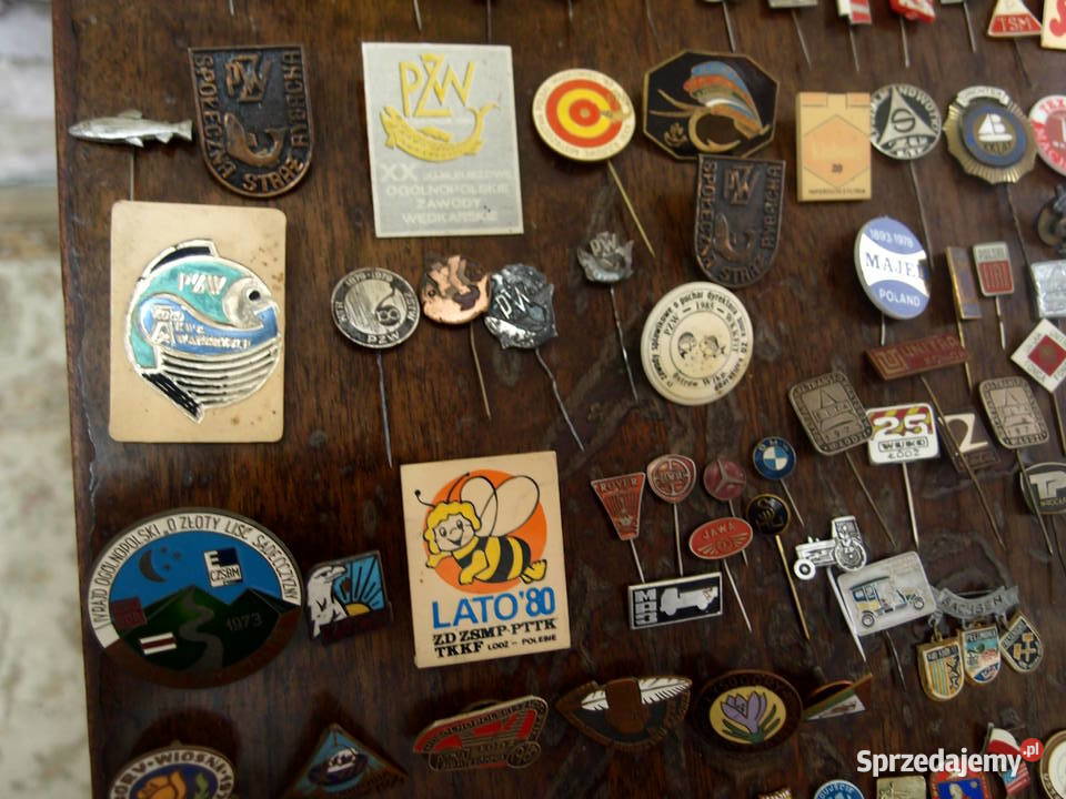 spinki przypinki odznaczenia i inne pamiątki z Łódź sprzedam