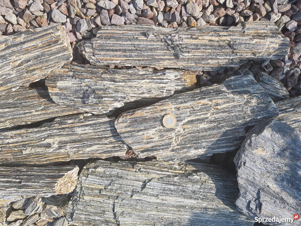 Kora kamienia gnejs Gabion Busko Zdrój Ogród Busko-Zdrój