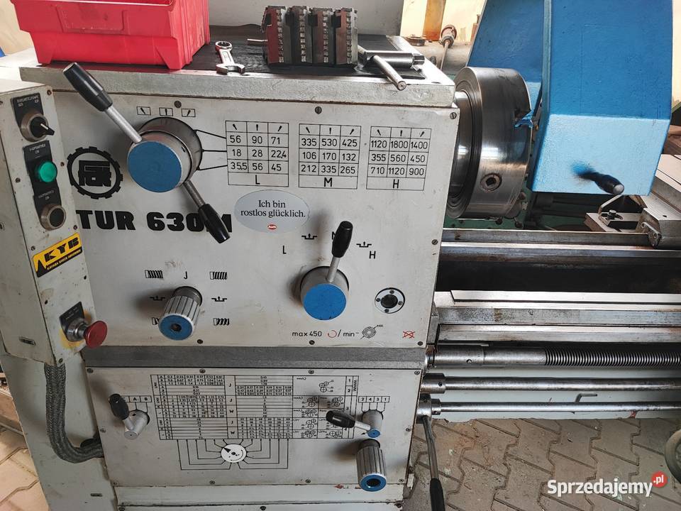 Tokarka Tur 630 M 50 63 wersja Exportowa stan Maków Podhalański