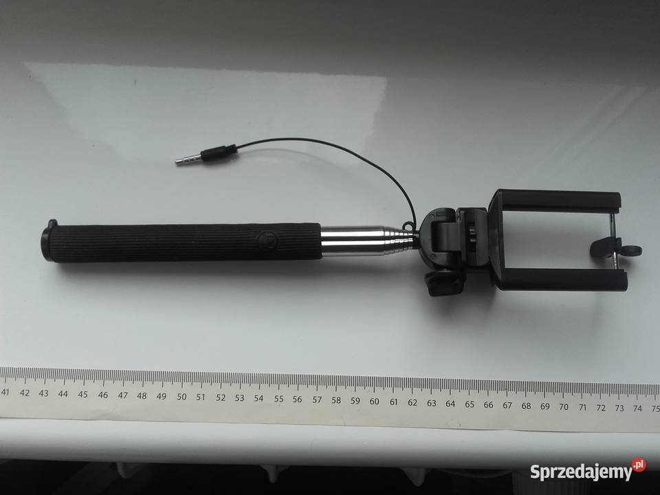 SelfiStick sprawny 35mm jack 109 używany czarny Elektronika kujawsko-pomorskie Bydgoszcz