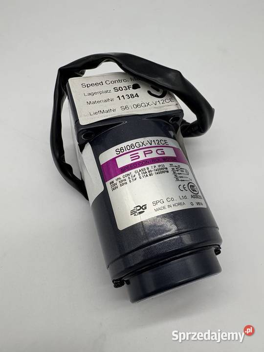 SPG S6I06GXV12CE Speed Controll Motor