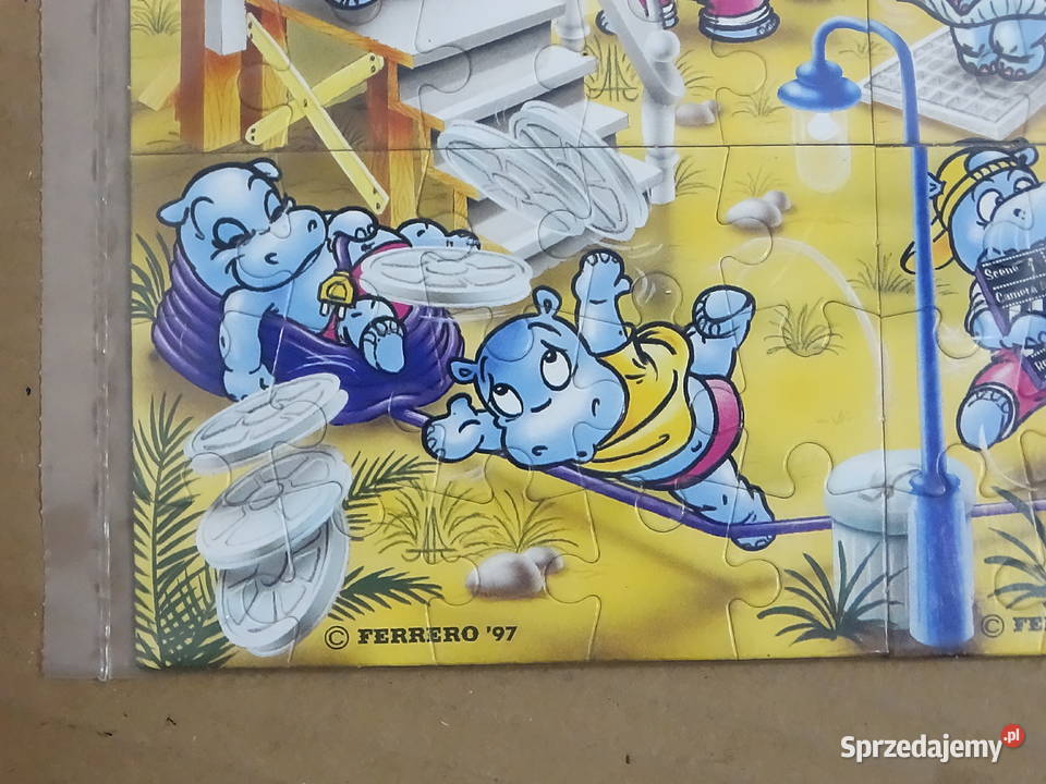 Kolekcjonerskie Puzzle Kinder Niespodzianka Biłgoraj