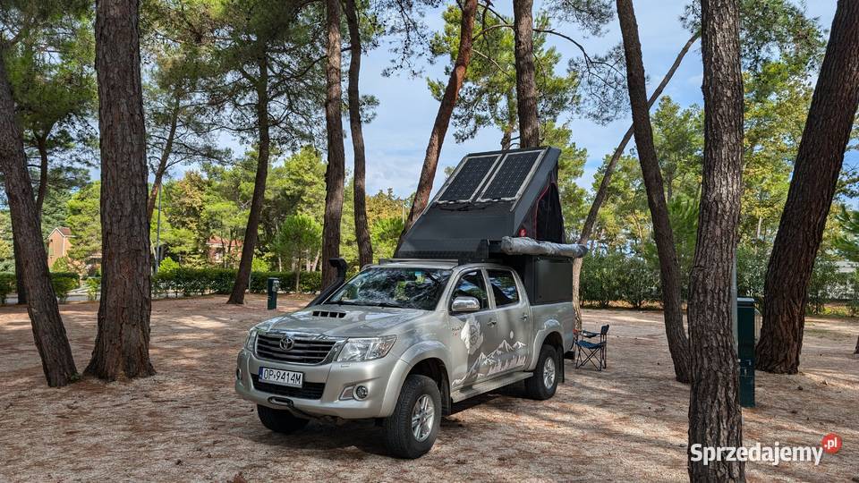 Zabudowa camperowa na pickupa Hilux o wym wew Opole