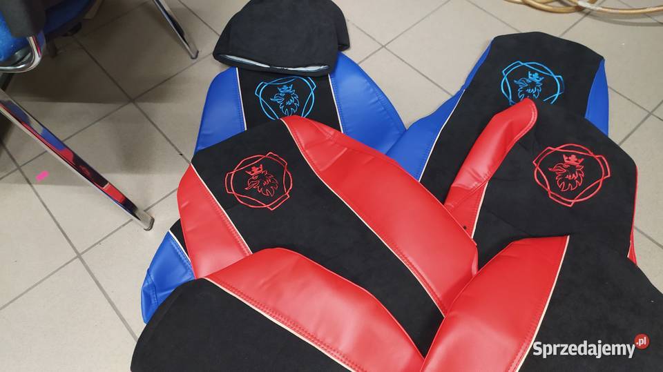pokrowce na siedzenia tir autto ciężąrowe Man Sarnaki