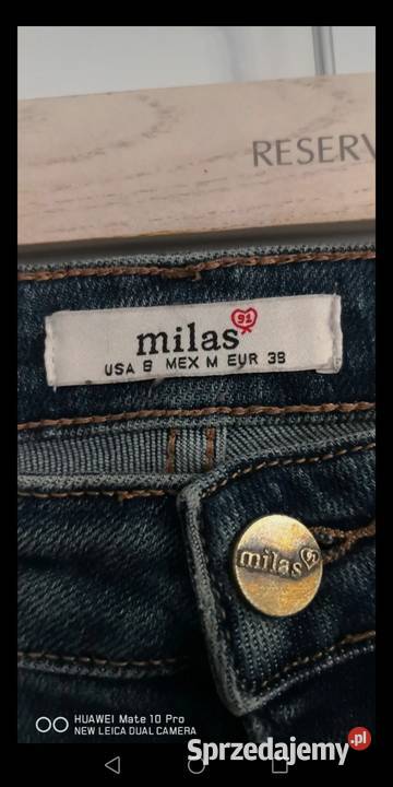 Spodnie damskie jeansowe niebieski Moszczenica sprzedam