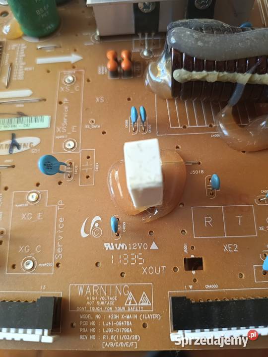 Moduł plazma TV LJ09478A Panele LCD/TV Elbląg sprzedam