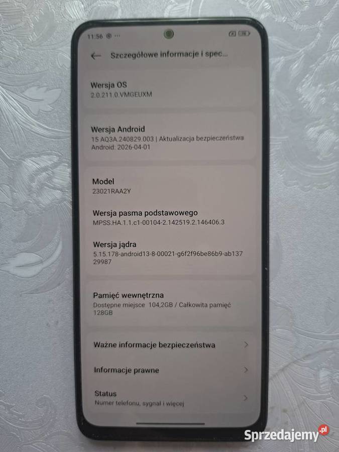 Smartfon Xiaomi Redmi Note 12 Onyx Gray 4128GB