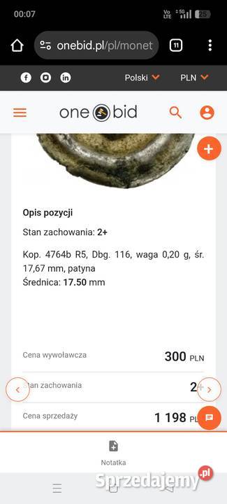 Gryfia XIV w głowa na wprost ukoronowana Nisko
