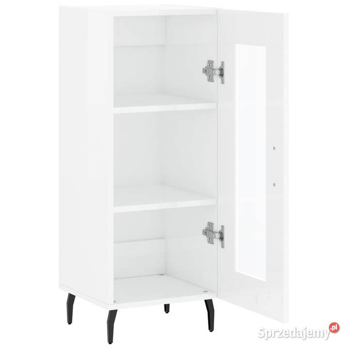 Szafka biała połysk 345x34x90 materiał