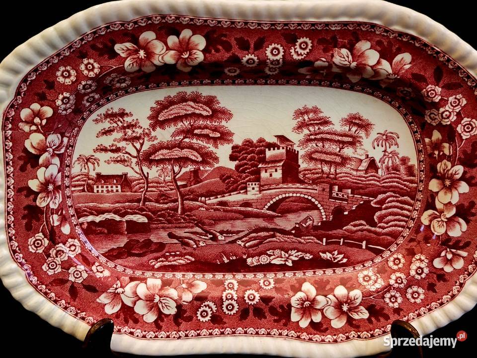Półmisek angielski Copeland Spodes Tower Chełm