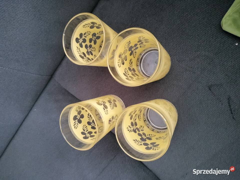 Zestaw szklanek z PRL Pozostałe Choszczno