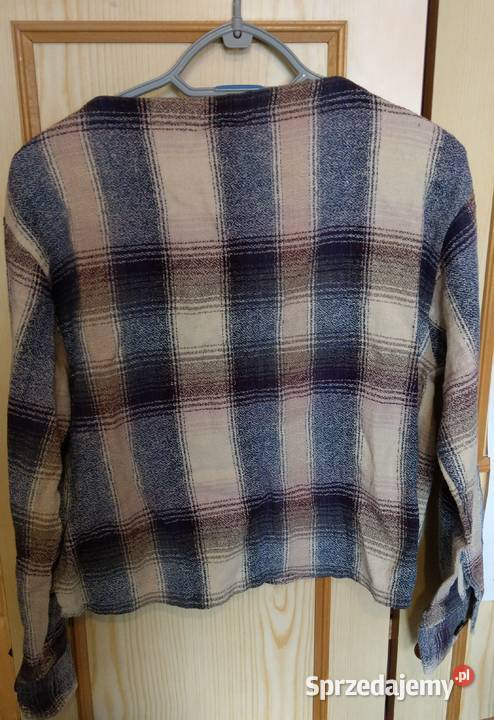 Rozpinany sweter w kratkę Nowy S M L 36 38 40 Kratka mazowieckie Warszawa