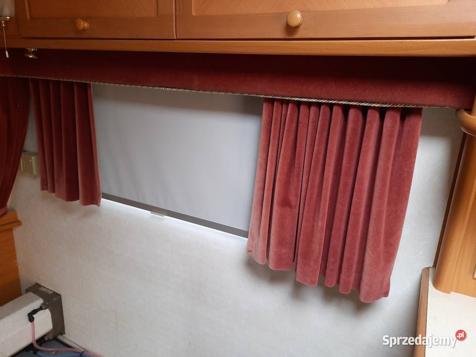 Zasłonki do przyczepy kempingowej ANGIELSKIEJ Skokowa