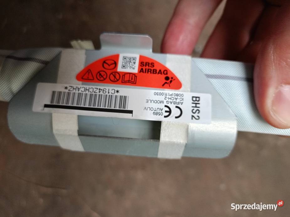 MAZDA 3 BM BN 13 18 AIRBAG Kurtyna prawa lewa Słupca