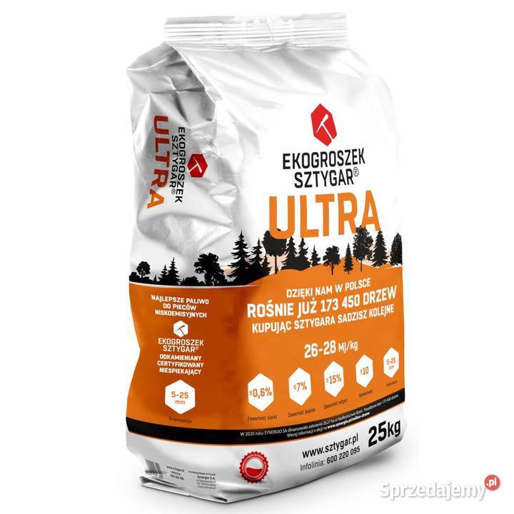 Ekogroszek workowany DIABLO Premium 26 MJ