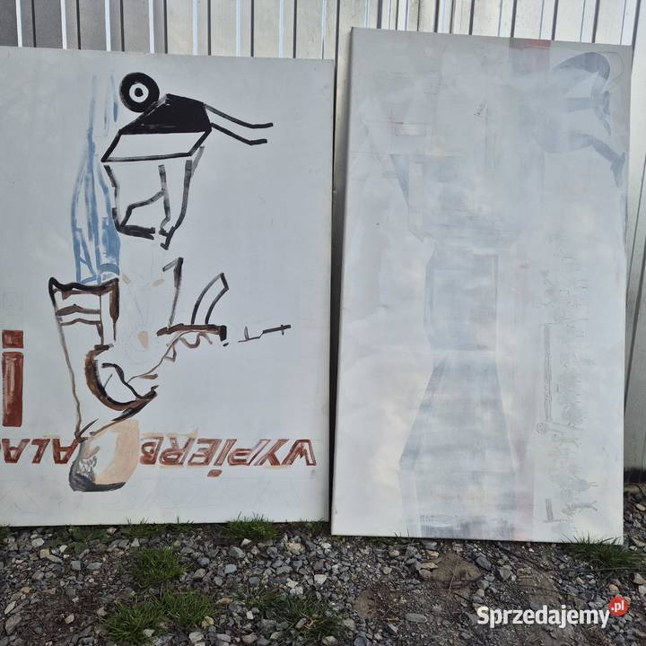 Dwa duże blejtramy 140x80 i 130x100 2 sztuki Brzesko sprzedam