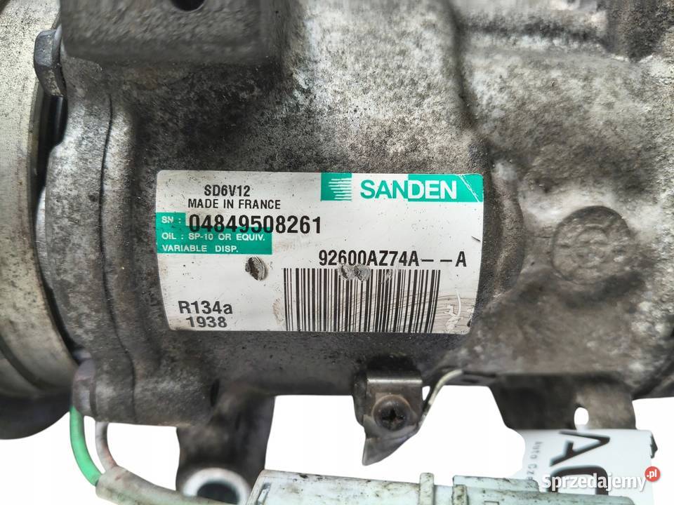 SPRĘŻARKA KLIMATYZACJI Nissan Juke 15 dCi Sanden osobowe Chełm