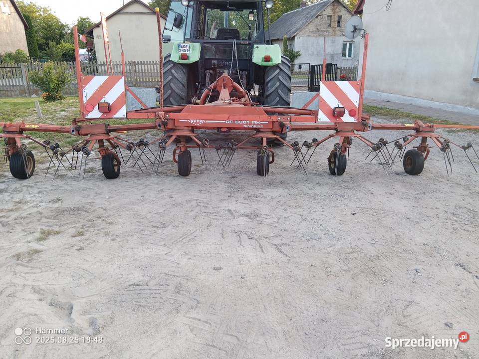 Sprzedam Kuhn GF 6301 Zgrabiarki i przetrząsacze Maluszyn