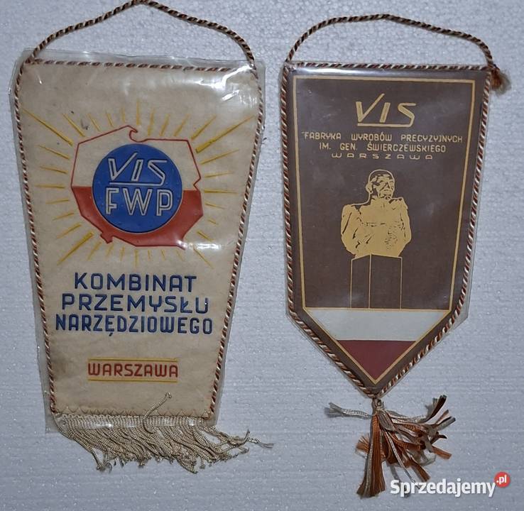 proporczyki VIS Fabryka Wyrobów Precyzyjnych Warszawa