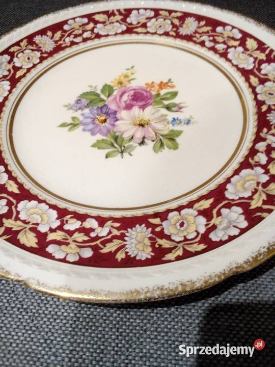 Piękna patera Swinnertons Staffordshire Majestic Częstochowa