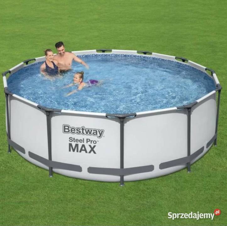 Basen stelażowy Bestway 366x122 Komplet Czarna Woda