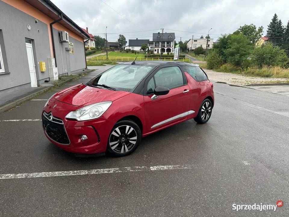 Cabrio Citroen DS DS3 16 eHDI a automat piękny czujnik parkowania Brzezinki