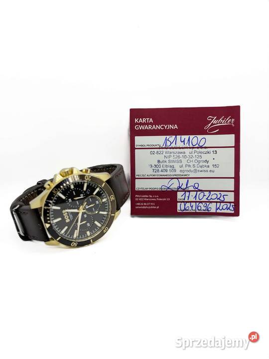 Zegarek męski Hugo Boss 1514100 Gwarancja Elbląg