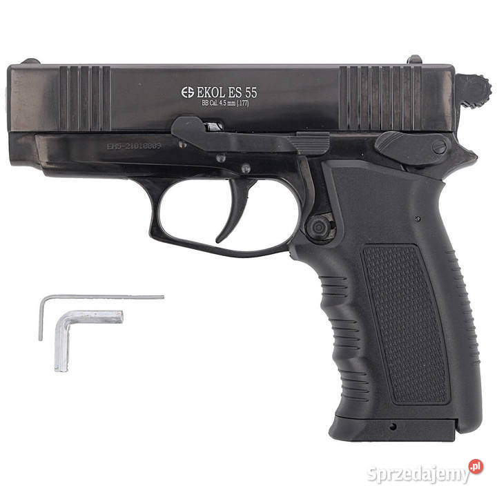 Pistolet wiatrówka Voltran Ekol ES 55 Black 45