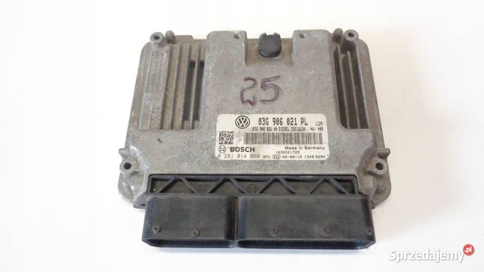 KOMPUTER VW GOLF 19 TDI 0281014060 03G906021 osobowe