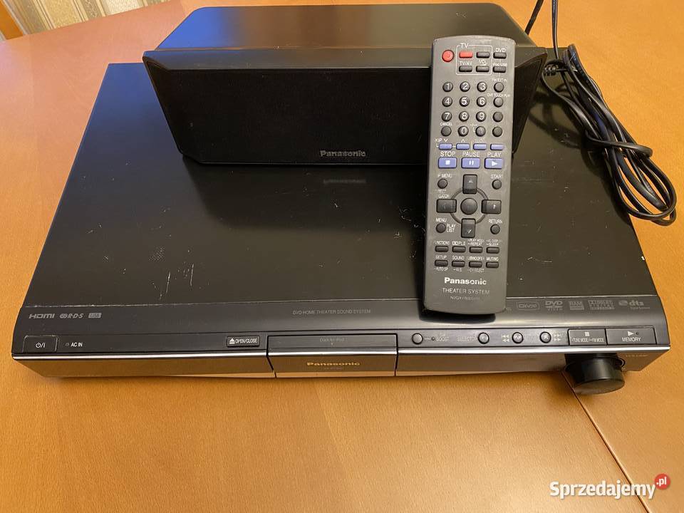 Kino domowe Panasonic SAPT860 pilot 2 głośniki