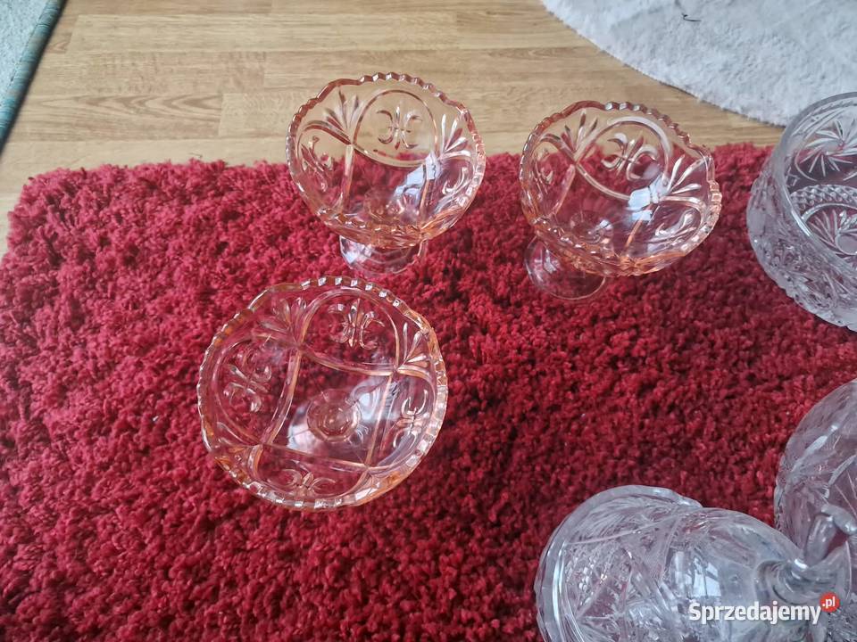 Kryształy Piękne Różne PRL Nowy Sącz