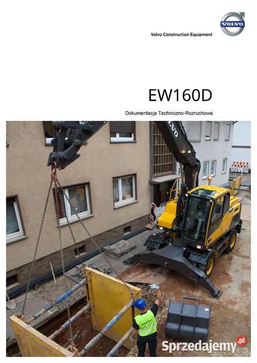 Volvo EW160d instrukcja obsługi DTR EW140d Pozostałe wielkopolskie Szamotuły